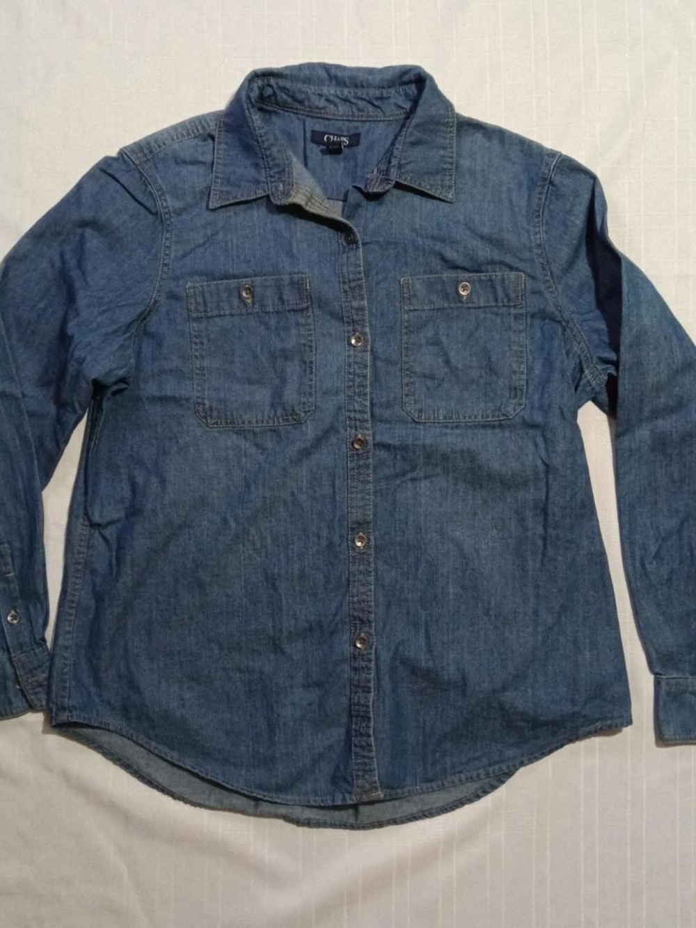 Chap'sWomen’s Denim Button-Up Shirt